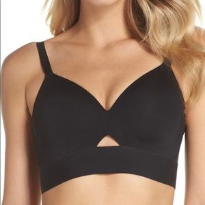 SPANX Workout to Waves Bra, Black, Large